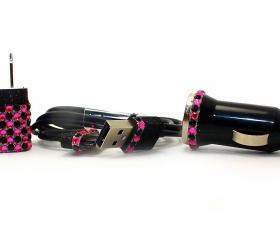 Rockin' out Car Charger, Wall Adapter & USB/Data Cable for iPhone, iPad and iPod