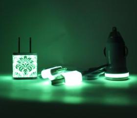 Glow in the Dark Purple iPhone Charger