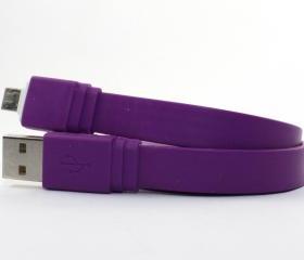 Plain Purple Mobile Phone Charger for Android Devices - Samsung, HTC, Sony Ericsson