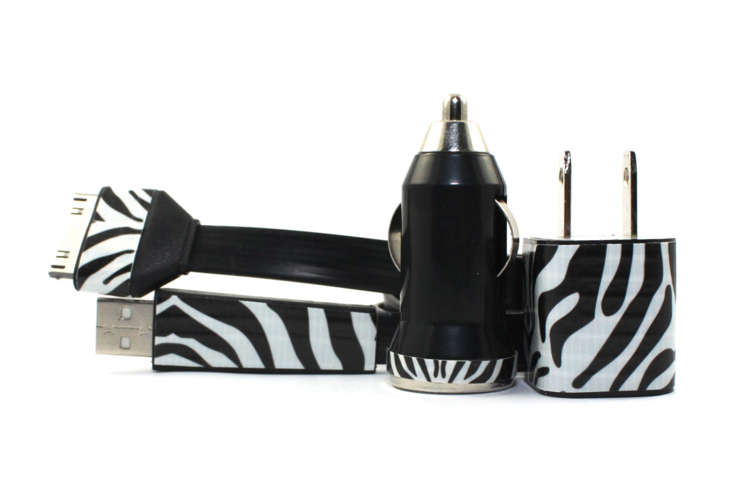 Zebra Print IPhone Charger on Luulla